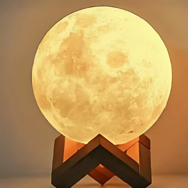 USB Moon Lamp 7 Color Changing LED Lights Himalayan Salt Lamp